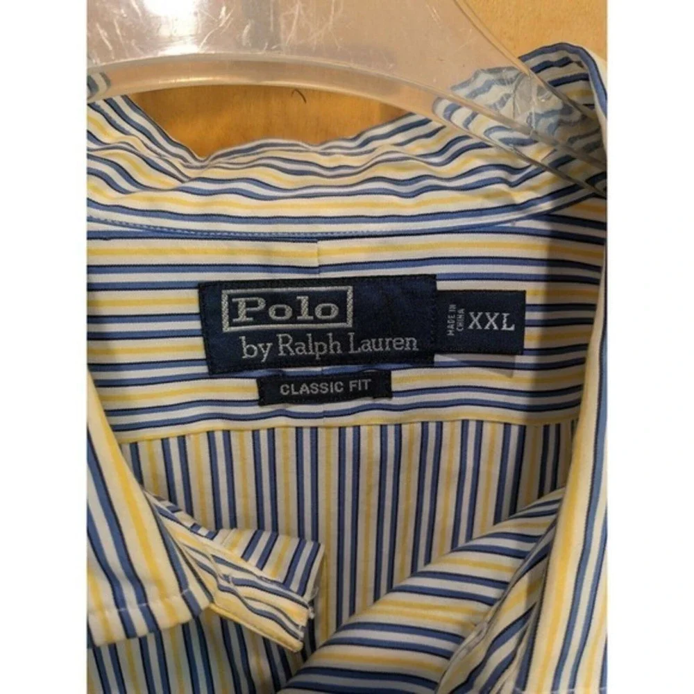 Polo Ralph Lauren Mens XXL Long Sleeve Button Down Shirt‎ Classic Fit